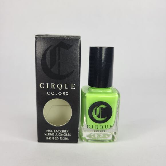 Cirque Nail Polish "C.R.E.A.M." NEW Green Pastel Neon Creme - Picture 2 of 7